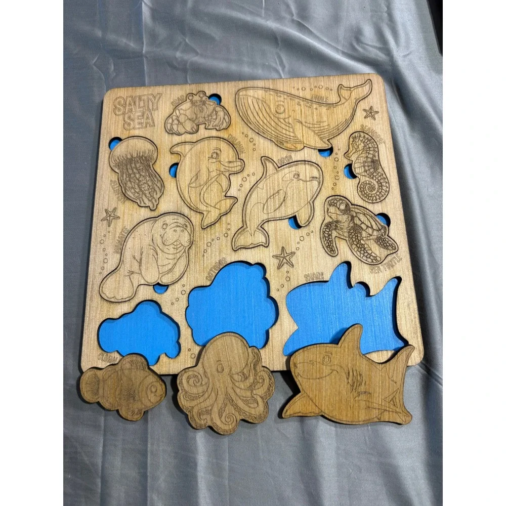 Handmade salty sea